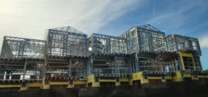 Light Gauge Steel framing on commercial construction in jacksonville Florida 