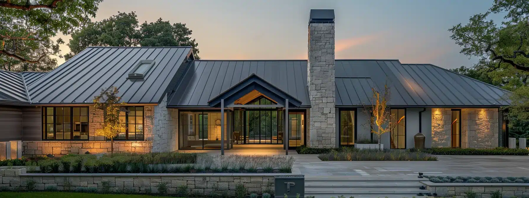 a sleek and modern standing seam metal roof adding a touch of sophistication and value to a home's exterior.